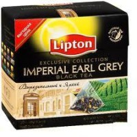 Чай черный Lipton IMPERIAL EARL GREY 20*1,8г 