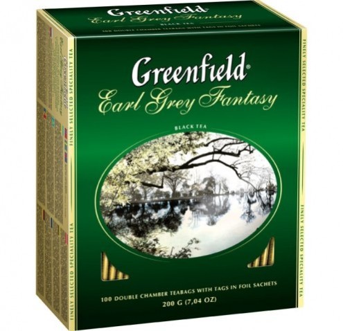 Чай черный Greenfield Earl Grey Fantasy 100*2г