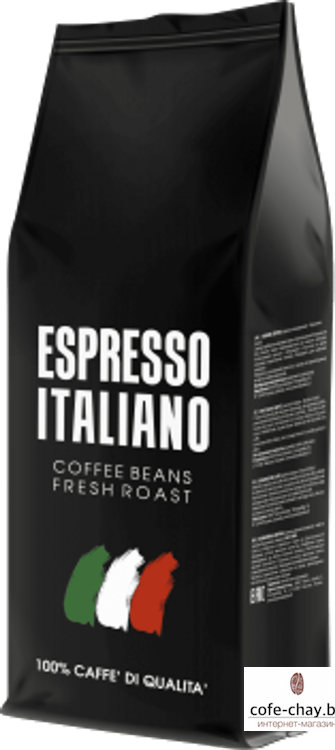 Кофе натуральный жареный в зернах ESPRESSO ITALIANO, 1кг. 70% арабика