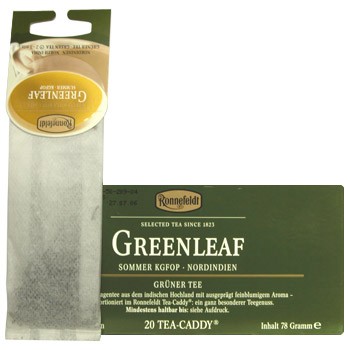 Чай зеленый RONNEFELDT Greenleaf  20*3,9г