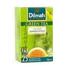 Чай зеленый DILMAH Green Tea with Jasmine Petals 25*2г