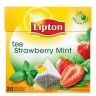 Чай черный Lipton Strawberry Mint 20*1,6г