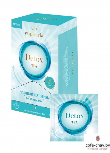 Напиток чайный Euphoria  «DETOX» 17*1.8г  