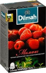 Чай черный DILMAH Малина 25*1,5г