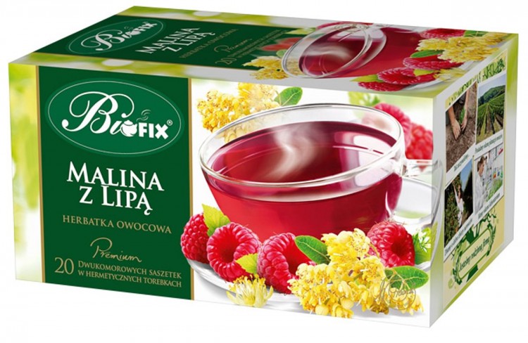 Чай фруктовый Biofix Premium малина с липой 20*2г