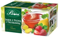 Чай фруктовый Biofix Premium имбирь с айвой и клубникой 20*2г