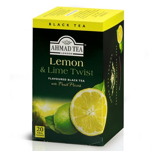 Чай черный Ahmad с ароматом лимона и лайма 20*2г