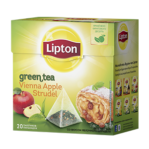 Чай зеленый Lipton Vienna Apple Strudel 20*1,4г