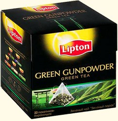 Чай зеленый Lipton Gunpowder 20*1,8г