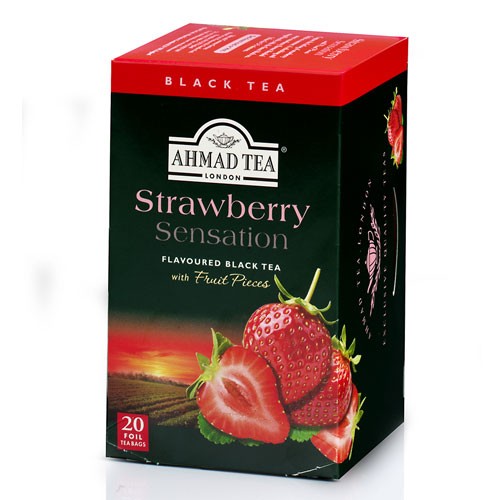 Чай черный Ahmad Strawberry 20*2г