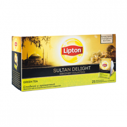 Чай зеленый Lipton Sultan Delight 25*1,9г
