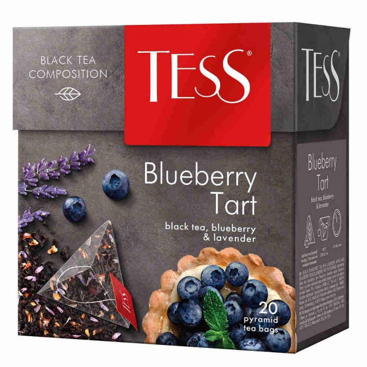 Чай черный TESS Blueberry Tart  20*1,8г