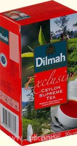 Чай черный DILMAH Exclusive Ceylon Supreme 25*2г