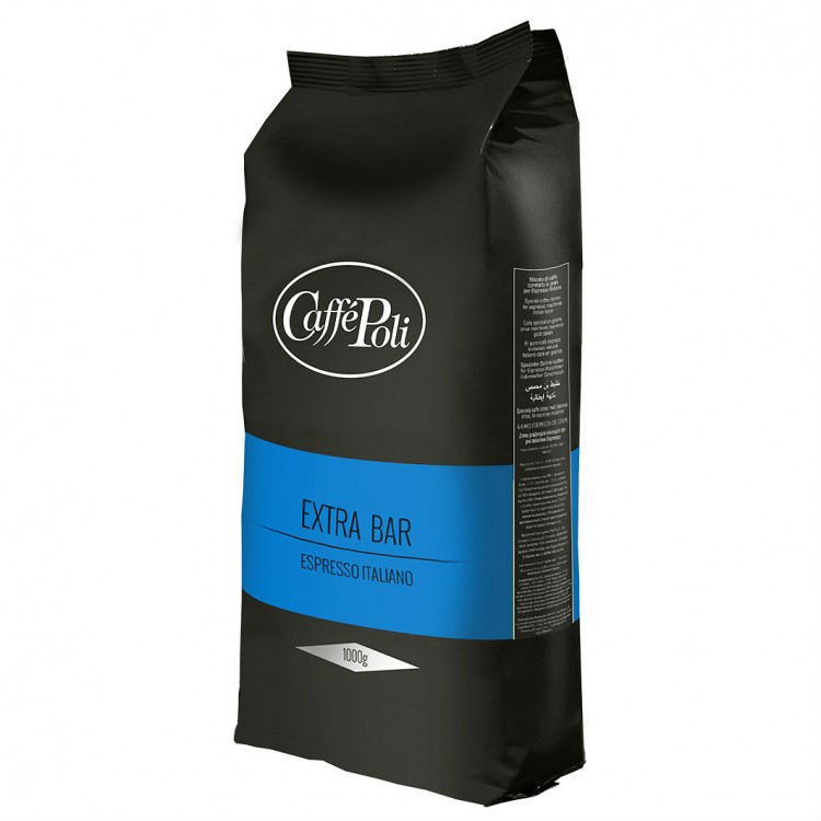 Кофе в зернах CAFFE POLI EXTRA BAR 75% Арабика  1кг  