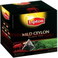 Чай черный Lipton MILD CEYLON 20*1,8г