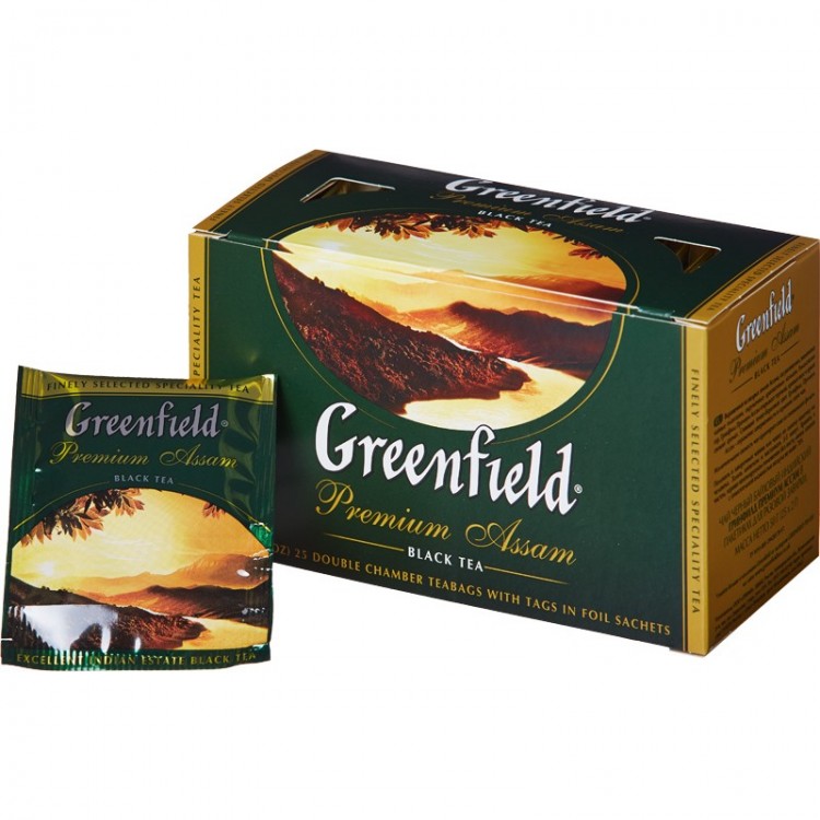 Чай черный Greenfield Premium Assam 25*2г